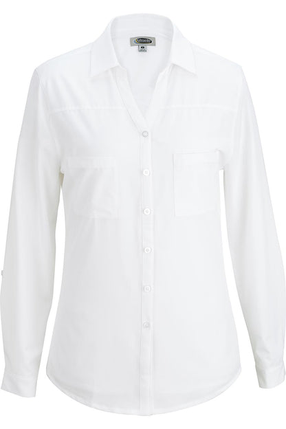 Two Pocket Ladies Blouse - 5056