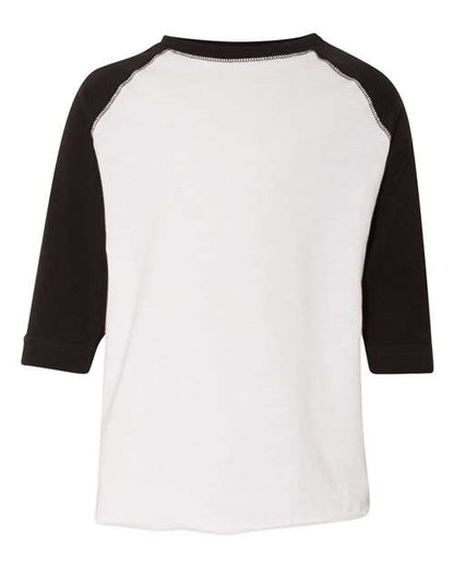 Toddler Baseball Fine Jersey Three-Quarter Sleeve Tee