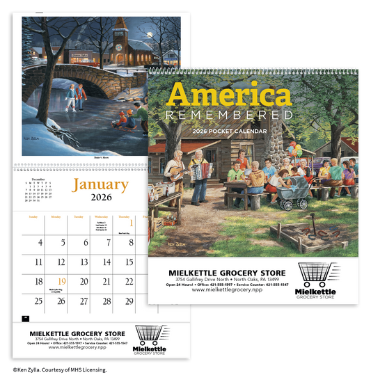HotLine Products America Remembered Pocket Calendar-506