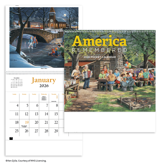 HotLine Products America Remembered Pocket Calendar-506