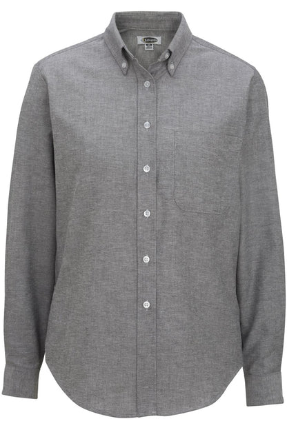 Easy Care Oxford Long Sleeve Ladies Shirt - 5077