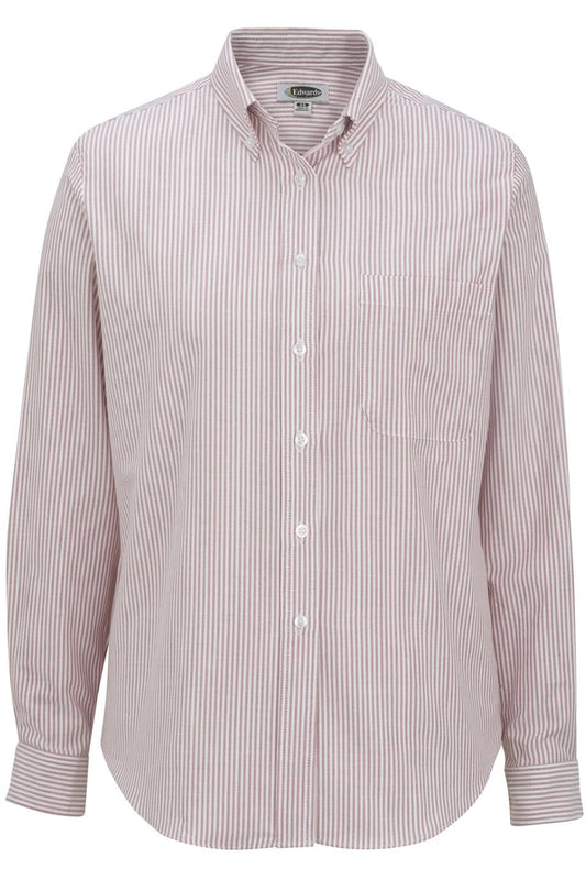 Easy Care Oxford Long Sleeve Ladies Shirt - 5077
