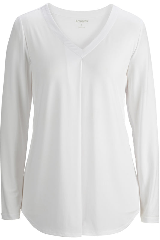 Soft Pleated Ladies Blouse - 5097