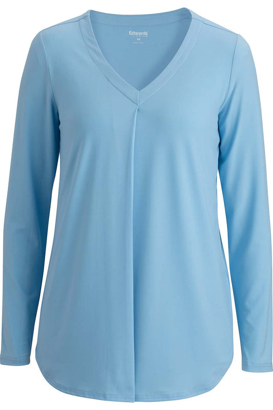 Soft Pleated Ladies Blouse - 5097