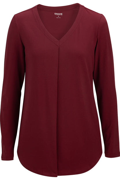 Soft Pleated Ladies Blouse - 5097