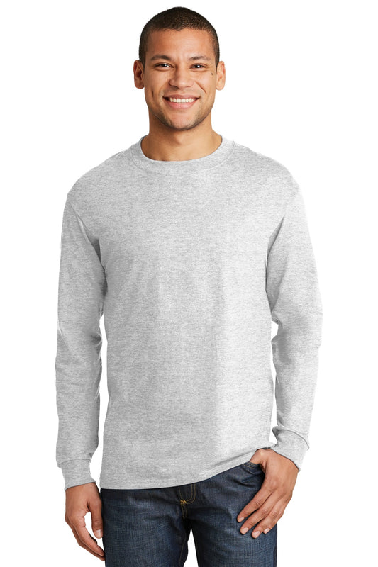 Hanes? Beefy-T? -  100% Cotton Long Sleeve T-Shirt.  51