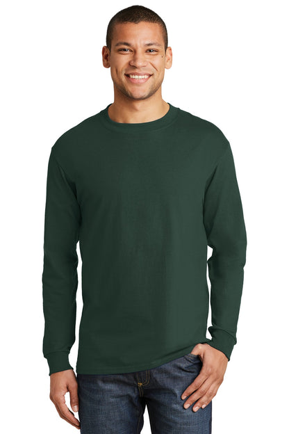 Hanes? Beefy-T? -  100% Cotton Long Sleeve T-Shirt.  51