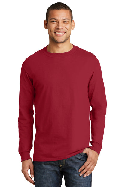 Hanes? Beefy-T? -  100% Cotton Long Sleeve T-Shirt.  51