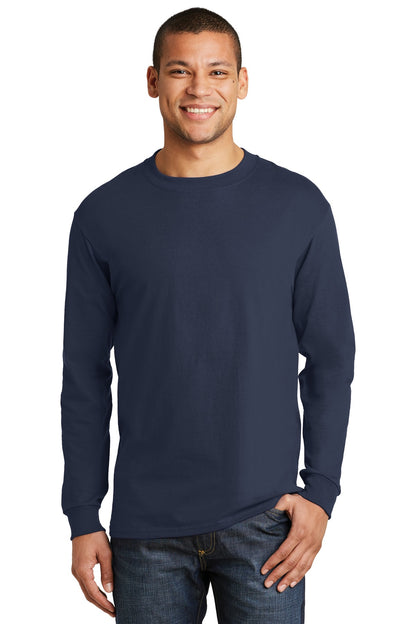 Hanes? Beefy-T? -  100% Cotton Long Sleeve T-Shirt.  51