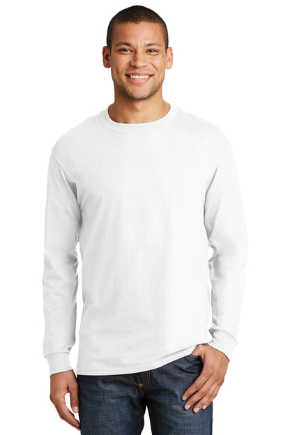 Hanes? Beefy-T? -  100% Cotton Long Sleeve T-Shirt.  51