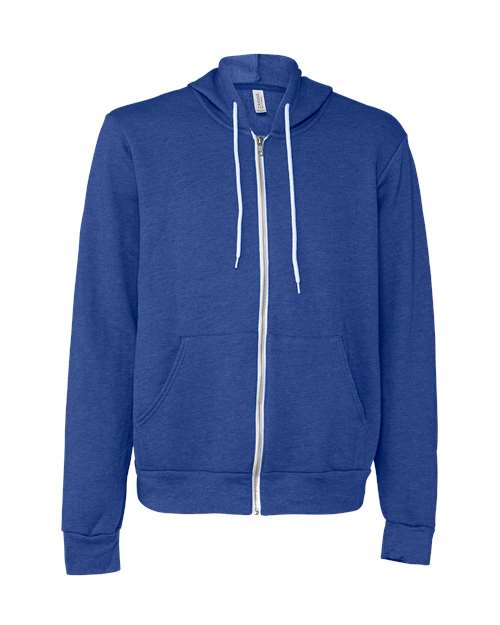 Unisex Sponge Fleece Full-Zip Hoodie Sweatshirt