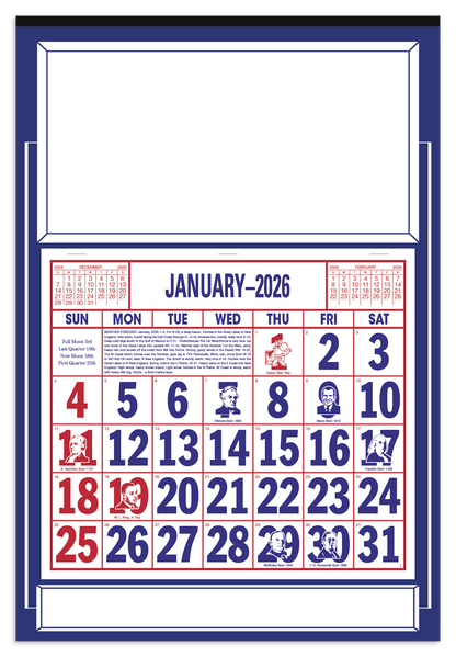 Skinner  Kennedy Apron Calendar-522-E