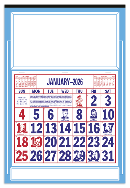 Skinner  Kennedy Apron Calendar-522-E