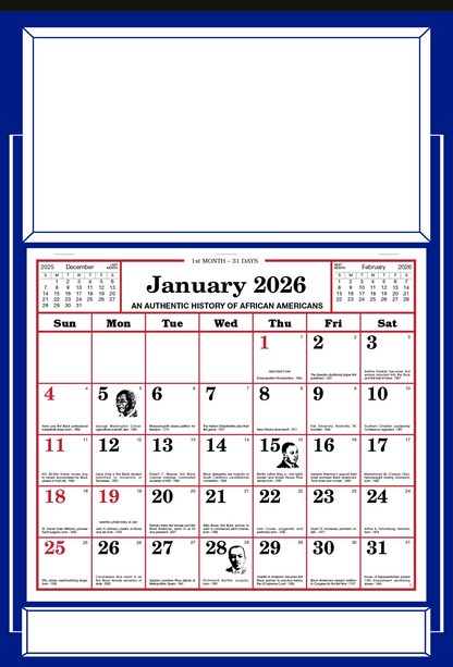 Skinner  Kennedy Apron Calendar-522-E