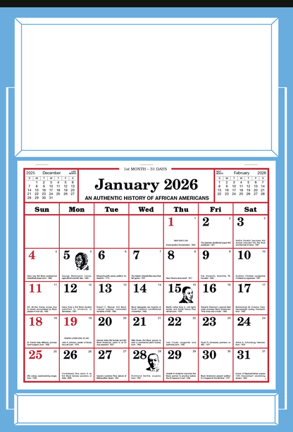 Skinner  Kennedy Apron Calendar-522-E