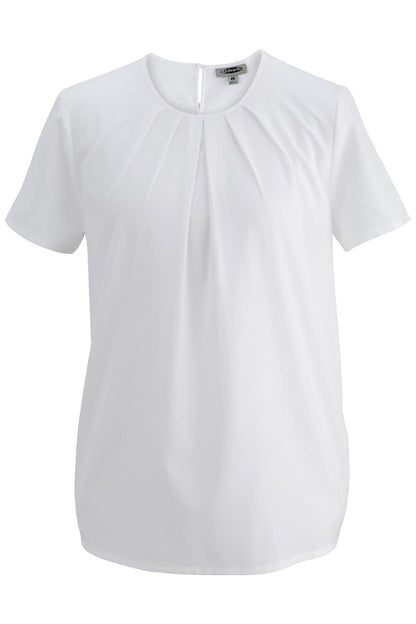 Jewel Neck Ladies Blouse - 5224