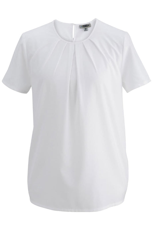 Jewel Neck Ladies Blouse - 5224