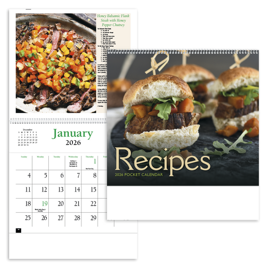 HotLine Products Recipe Pocket Calendar-522