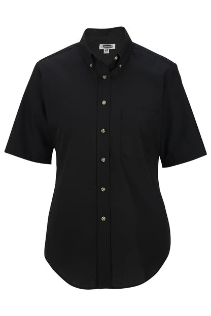 Easy Care Poplin Short Sleeve Ladies Shirt