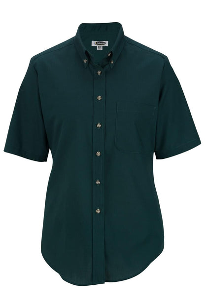 Easy Care Poplin Short Sleeve Ladies Shirt