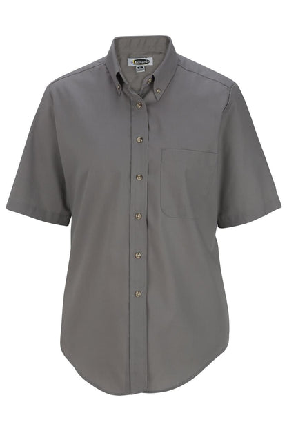 Easy Care Poplin Short Sleeve Ladies Shirt - 5230