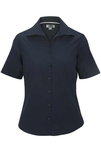 Lightweight Poplin Short Sleeve Ladies Shirt - 5245
