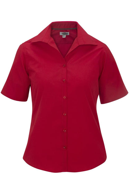 Lightweight Poplin Short Sleeve Ladies Shirt - 5245