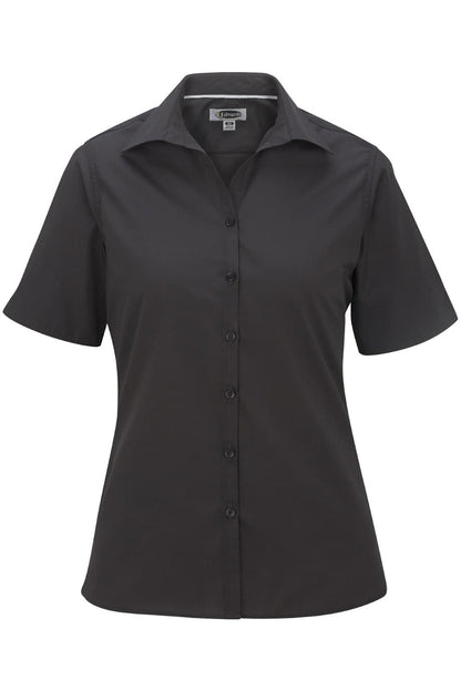 Lightweight Poplin Short Sleeve Ladies Shirt - 5245