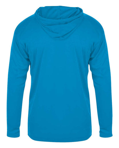 Badger Youth B-Core Long Sleeve Hooded T-Shirt - 2105
