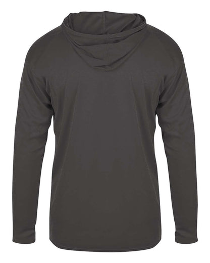 Badger Youth B-Core Long Sleeve Hooded T-Shirt - 2105