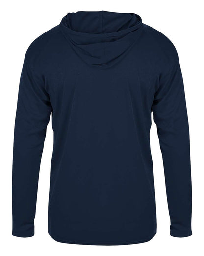Badger Youth B-Core Long Sleeve Hooded T-Shirt - 2105