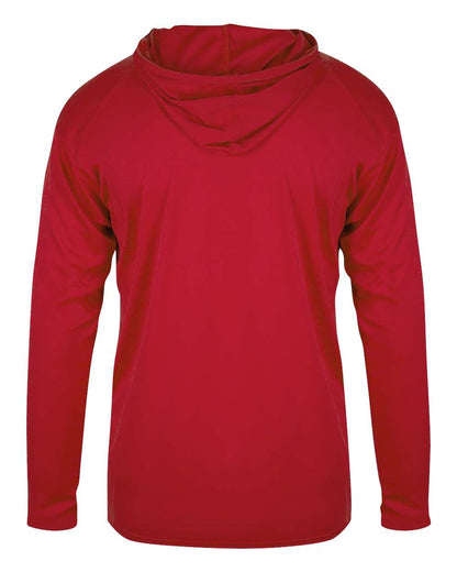 Badger Youth B-Core Long Sleeve Hooded T-Shirt - 2105