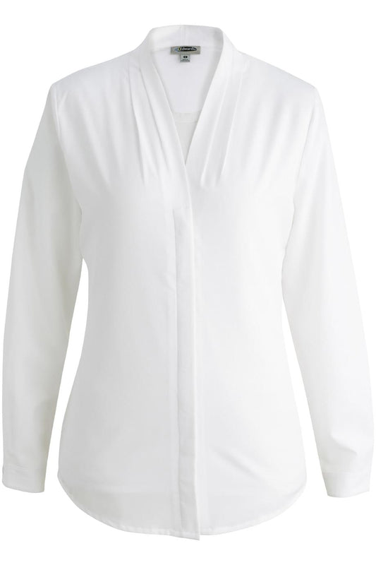 V Neck Ladies Blouse - 5274