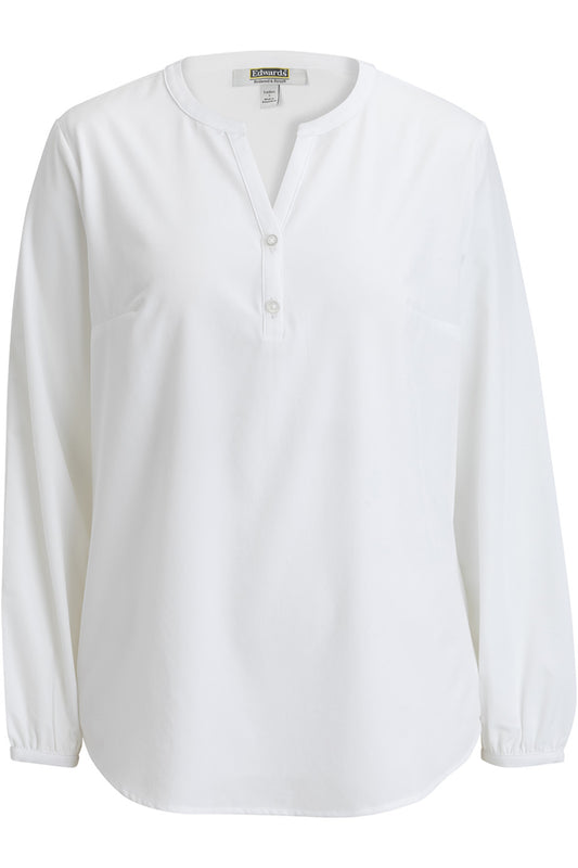 Open V Neck Ladies Blouse - 5275
