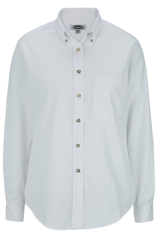 Easy Care Poplin Long-Sleeve Ladies Shirt - 5280