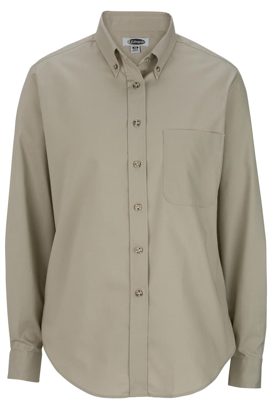 Easy Care Poplin Long-Sleeve Ladies Shirt - 5280