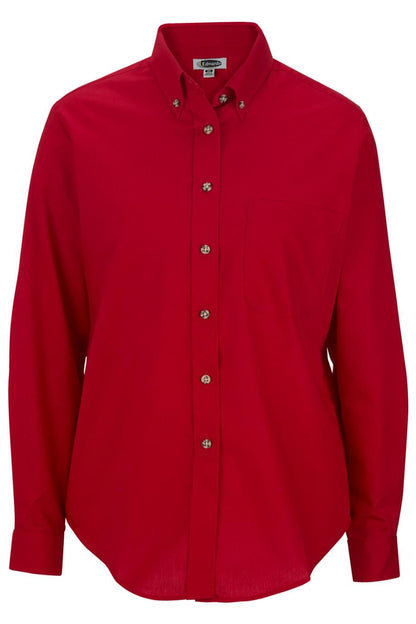 Easy Care Poplin Long-Sleeve Ladies Shirt - 5280