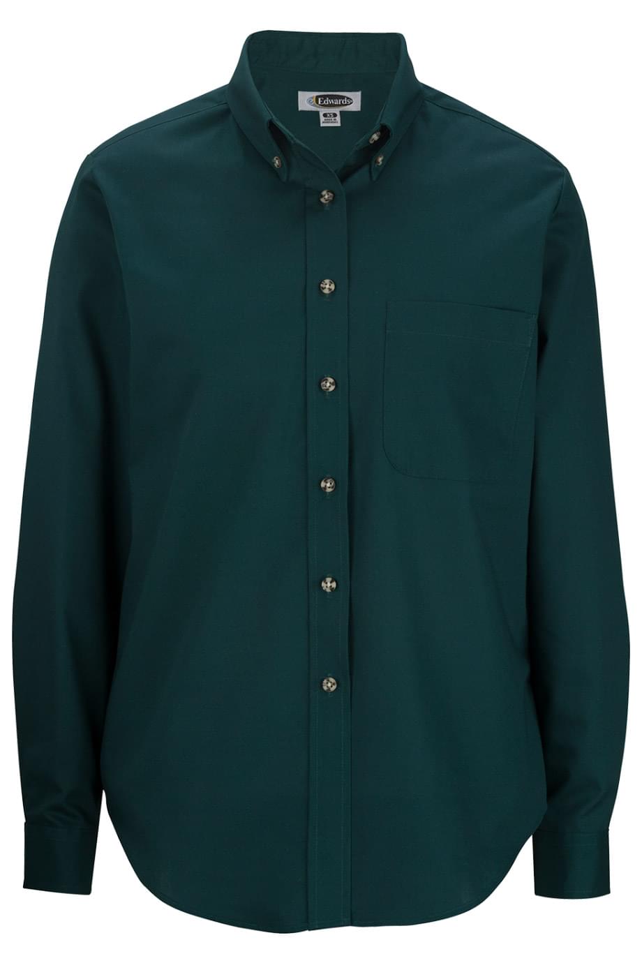 Easy Care Poplin Long-Sleeve Ladies Shirt - 5280