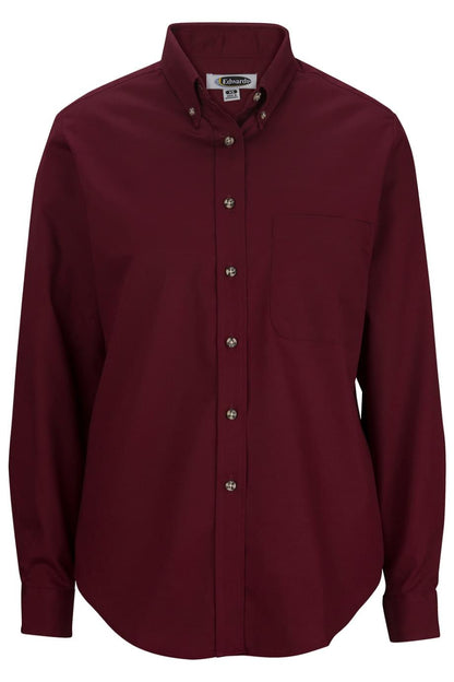 Easy Care Poplin Long-Sleeve Ladies Shirt - 5280