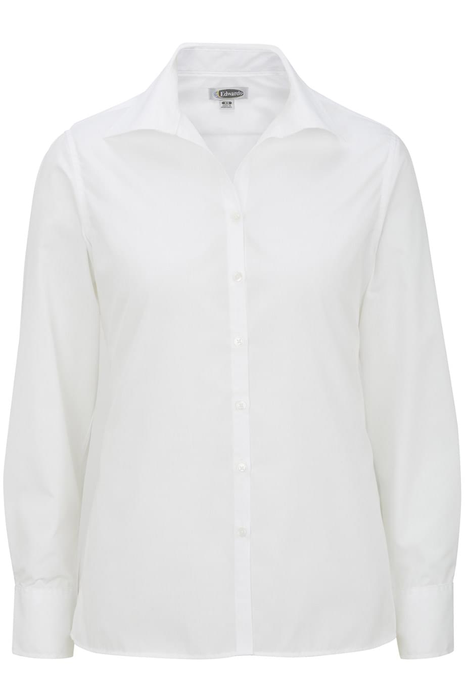 Lightweight Poplin Long Sleeve Ladies Shirt