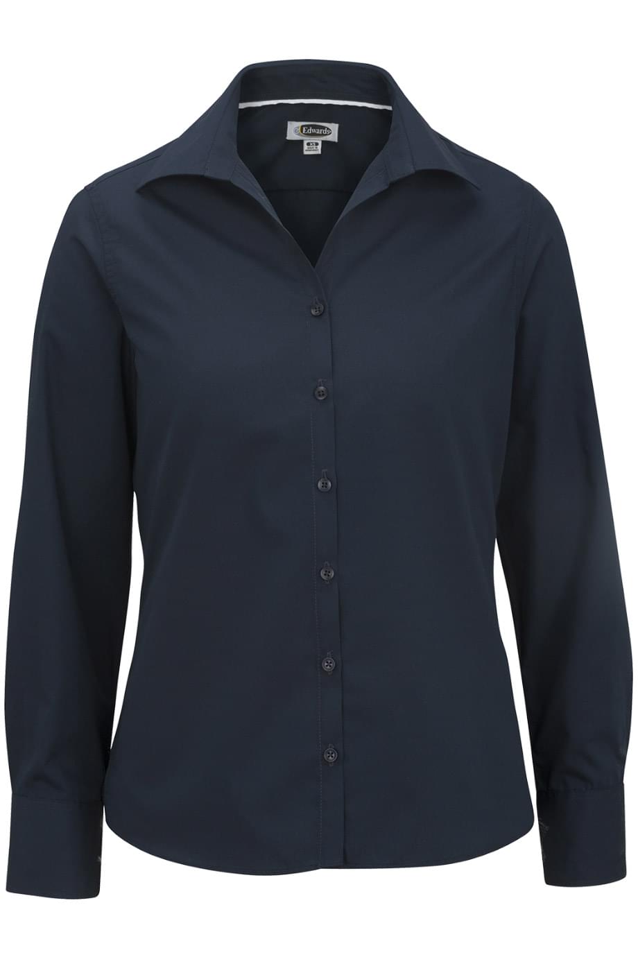 Lightweight Poplin Long Sleeve Ladies Shirt