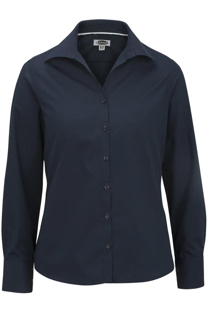 Lightweight Poplin Long Sleeve Ladies Shirt