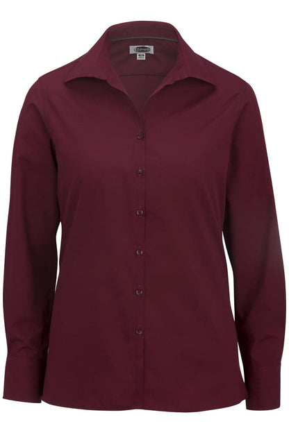 Lightweight Poplin Long Sleeve Ladies Shirt