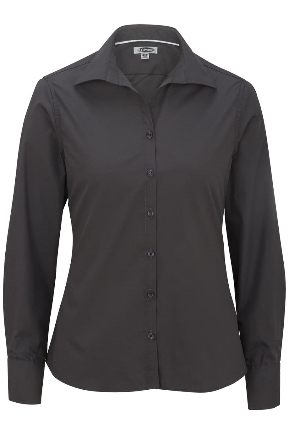 Lightweight Poplin Long Sleeve Ladies Shirt