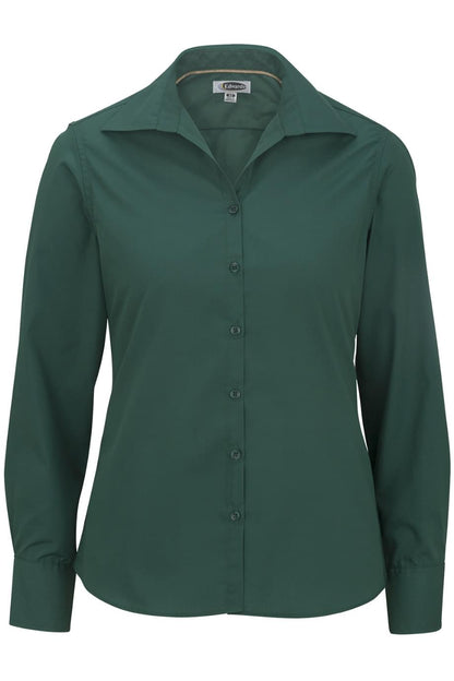 Lightweight Poplin Long Sleeve Ladies Shirt