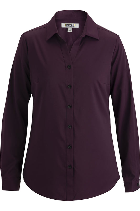 Ladies Ultra Stretch Sustainable Blouse - 5296