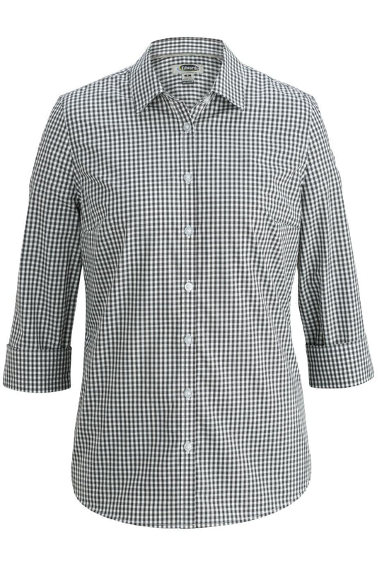 Ladies 3/4 Sleeve Stretch Broadcloth Shirt - 5317
