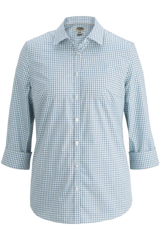Ladies 3/4 Sleeve Stretch Broadcloth Shirt - 5317