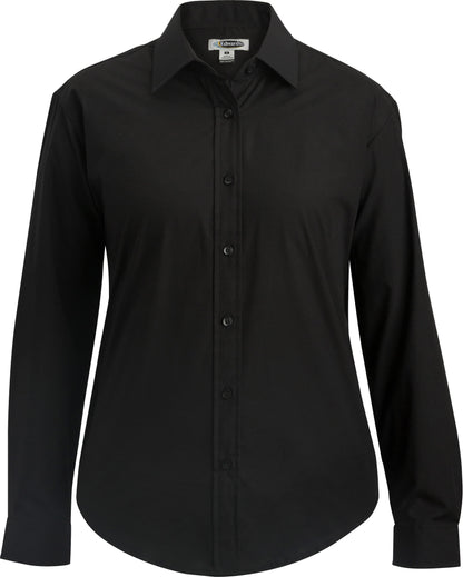 Essential Broadcloth Long Sleeve Ladies Shirt - 5354