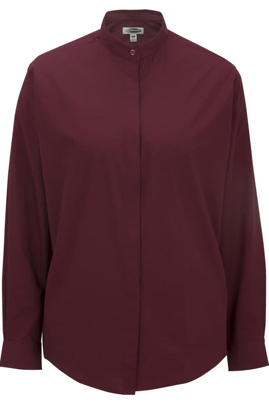 Banded Collar Ladies Shirt - 5396